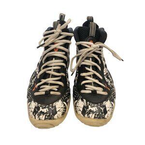 Nike Air Foamposite One Youth  size 6.5Y Splatter Black  White  Sneakers shoe